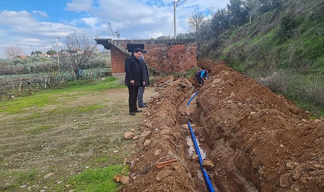 Yeni Yerleşim Yerlerine İçme Suyu Hatları Döşeniyor