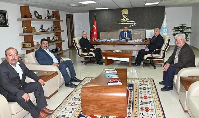 Akhisarlı Muhtarlar’dan Genel Müdür Burak Aslay’a Ziyaret