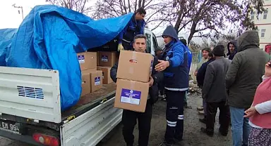 Muğla'dan Deprem Bölgesine Ramazan Desteği