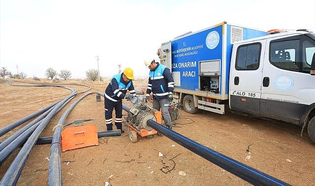 Büyükşehir DESKİ, deprem bölgesinde de gece gündüz çalışıyor