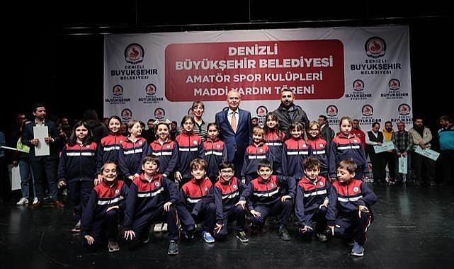 Denizli'den amatör spor kulüplerine dev destek