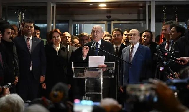 Millet İttifakı'nın adayı Kılıçdaroğlu