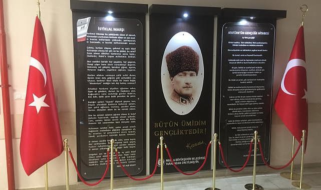 Muğla'dan Atatürk'ün Aziz Hatırası İçin Büst ve Şeref Köşesi