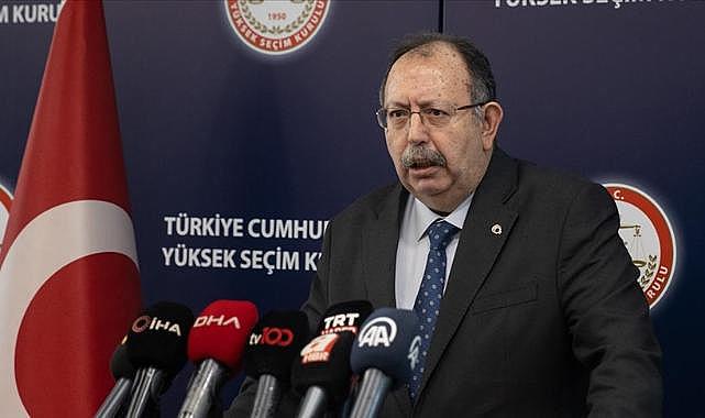 YSK Başkanı Yener açıkladı: Erdoğan'ın adaylığının önünde engel yok