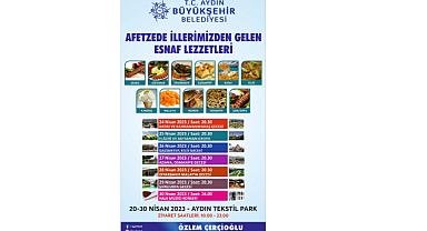 Aydın Büyükşehir Belediyesi, Afetzede İllerden Gelen Esnafla Dayanışma Etkinliği Düzenliyor