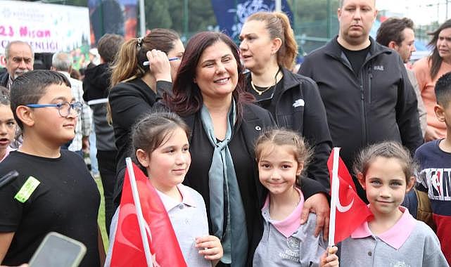 Başkan Çerçioğlu, Aydın Tekstil Park&#039;ta Çocuklarla ve Aileleriyle Buluştu