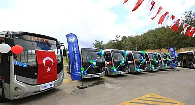 Muğla Büyükşehir 60 Yeni Otobüsü Hizmete Aldı