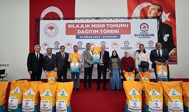 Büyükşehir’den 4.450 üreticiye 125 tonluk silajlık mısır tohumu