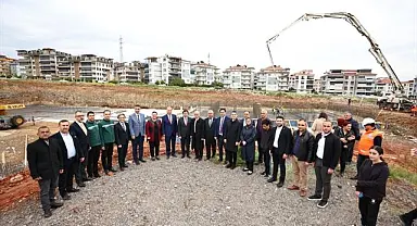 Denizli’nin en büyük içme suyu deposunun temeli atıldı