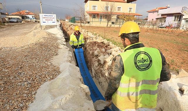 DESKİ’den Hançalar’da alt yapı atağı