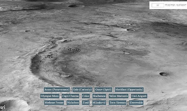 İsteyen Herkes Artık Mars'ı Keşfedebilecek: NASA, Google Maps'te Gezer Gibi Mars'ta Gezmenizi Sağlayan Aracını Tanıttı