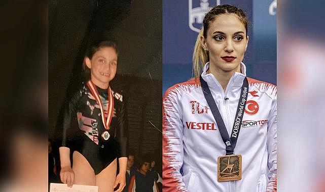 İzmir'in gururu Milli cimnastikçi Göksu Üçtaş Şanlı'dan spora veda