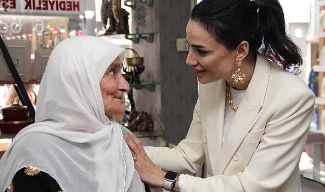 AK Partili Sarıbaş esnafı ziyaret etti
