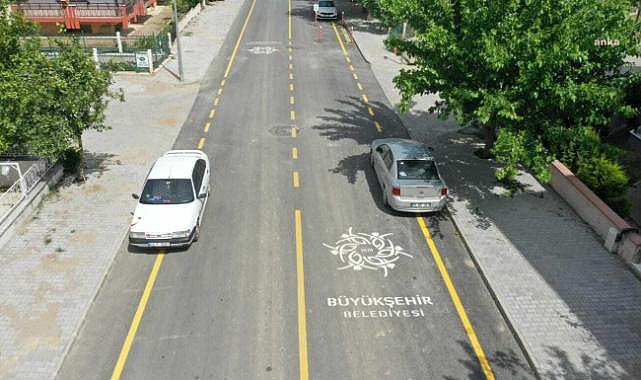 Aydın Büyükşehir Belediyesi Kuyucak Yunus Emre Caddesi&#039;nde Çalışmalarını Tamamladı