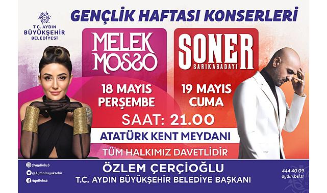 Aydın Büyükşehir Belediyesi&#039;nden Gençlik Haftası Konserleri