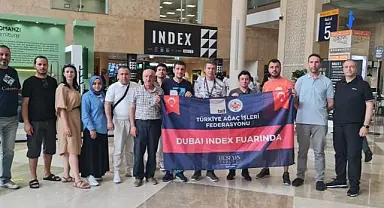 Aydınlı marangozlar, Dubai'de fuar gezdi