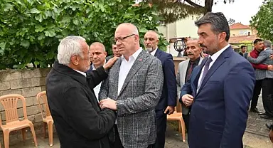Başkan Ergün’den Şehit Ailesine Taziye Ziyareti