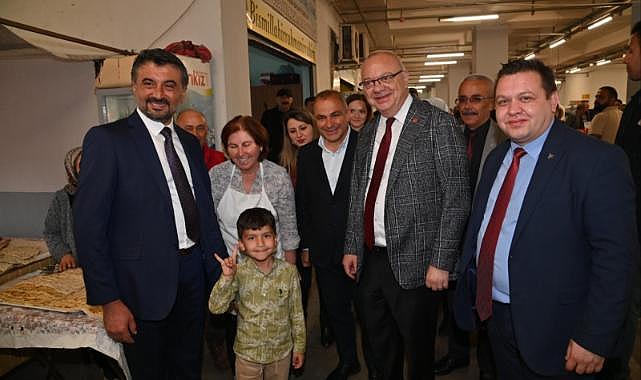 Başkan Ergün’e Sarıgöl’de Sıcak Karşılama