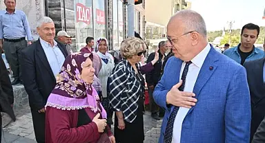 Başkan Ergün Gördes’te Esnaf ve Vatandaşla Buluştu