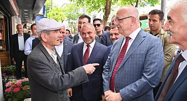 Başkan Ergün Soma'da Esnafları Ziyaret Etti