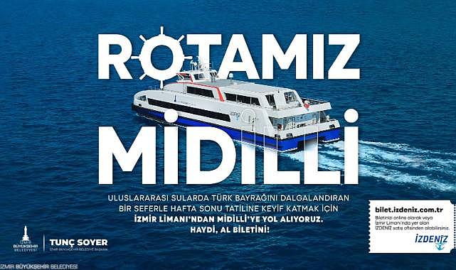 Büyükşehir'den İzmir-Midilli seferlerinde gençlere yüzde 50 indirim