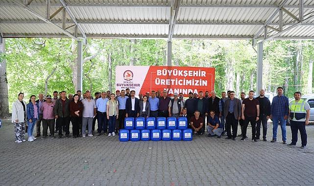 Denizli Büyükşehir'den alabalık üreticilerine dezenfeksiyon desteği