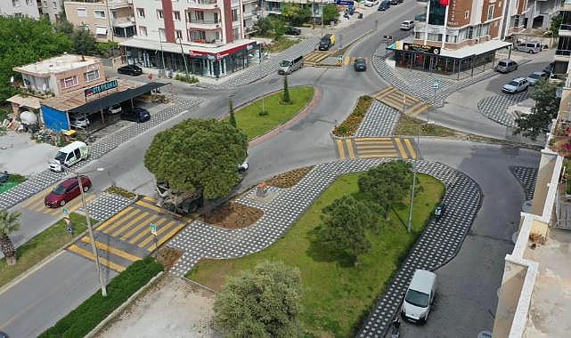 Didim'de Yeni Yapılan Kavşağın Peyzaj Çalışmaları Tamamlandı