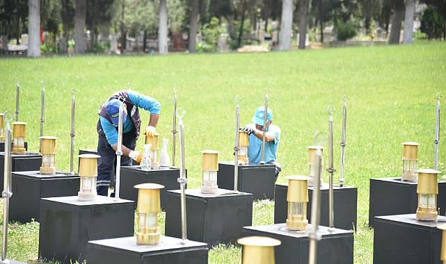 Manisa Soma Maden Şehitliğinde Çalışmalarını Sürdürüyor