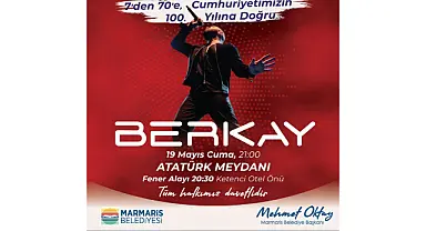 Marmaris'te Berkay Sahne Alacak