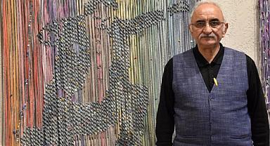 Resimle makromeyi birleştirerek milyonlarca düğümden oluşan eserler yapıyor