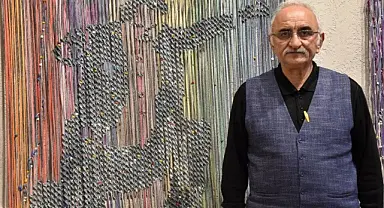 Resimle makromeyi birleştirerek milyonlarca düğümden oluşan eserler yapıyor
