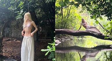 Aleyna Tilki'nin bikinili pozlarını gören herkes, zayıflığıyla ilgili yorum yaptı