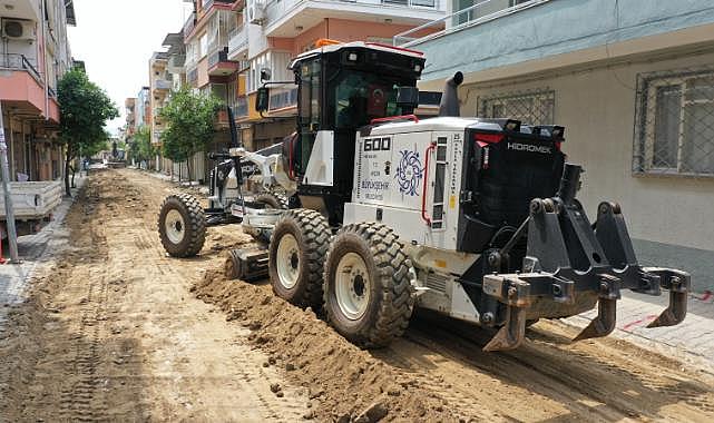 Aydın Büyükşehir Belediyesi Çine&#039;nin Yollarını Yeniliyor