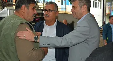 AYESOB Başkanı Künkcü’nden sel mağduru esnafa destek