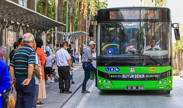 Bayramda Denizli otobüsleri ücretsiz