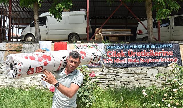 Bir Destek de Çilek Üreticisine