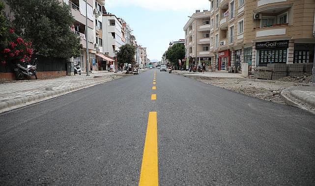 Dalaman Seyfettin İnce Caddesinde Asfalt Çalışması Tamamlandı