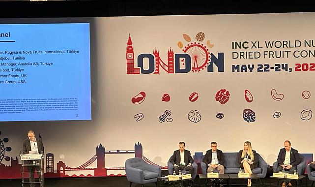 Dünya Kuru ve Kabuklu Meyve sektörünün en büyük organizasyonu INC Kongresi, Londra’da gerçekleşti