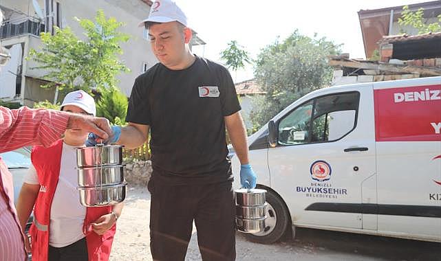 İhtiyaç sahiplerinin sıcak yemekleri Denizli-Kızılay Aşevi’nden