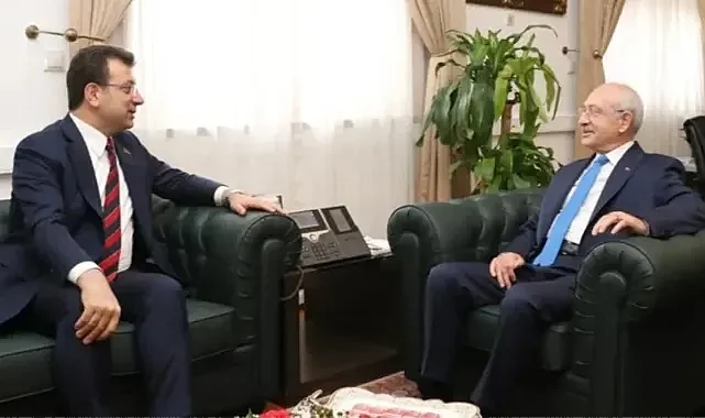 İstifalar sonrası İmamoğlu ile görüştü