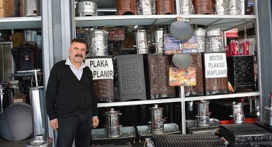 Nazillili bakır ustası geleneği yaşatmaya devam ediyor