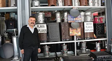 Nazillili bakır ustası geleneği yaşatmaya devam ediyor