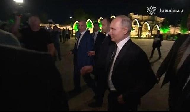 Putin, Dağıstan'da gövde gösterisi yaptı