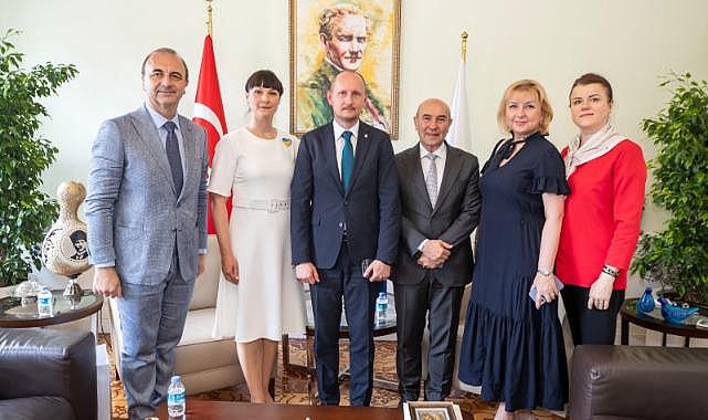 Soyer Ukrayna’nın İstanbul Başkonsolosu Nedilskyi’i ağırladı