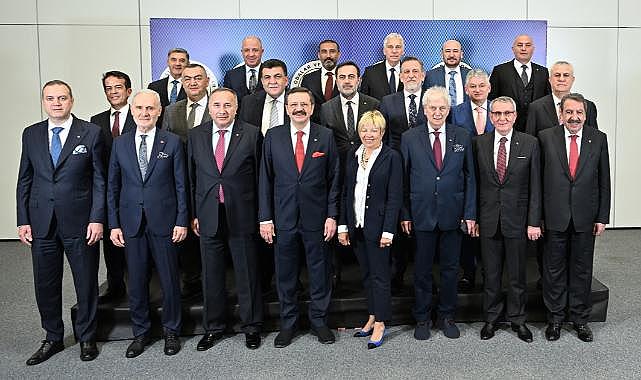 TOBB Yönetim Kurulu görev dağılımını yaptı