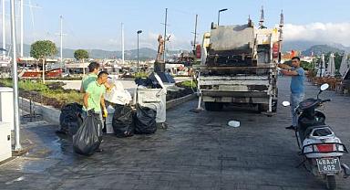 9 GÜNDE 3192 TON ATIK TOPLANDI