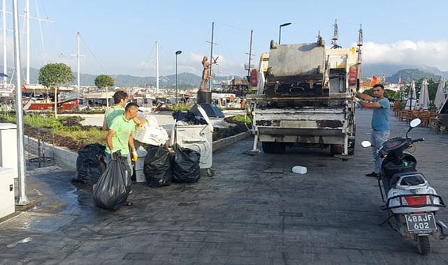9 GÜNDE 3192 TON ATIK TOPLANDI