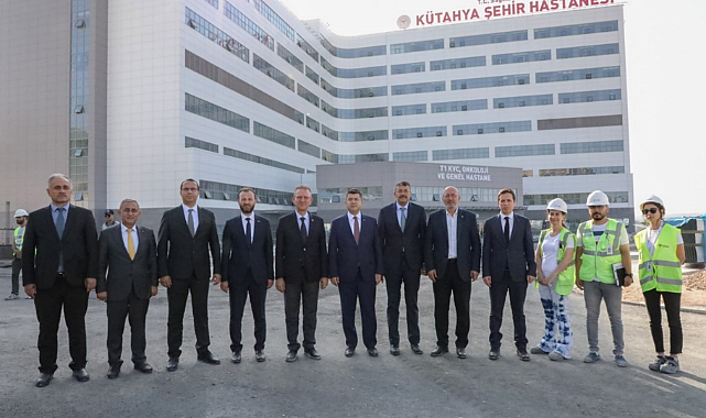 Bakan Yardımcısı Kırbıyık ve Başkan Işık'tan Şehir Hastanesi'nde inceleme