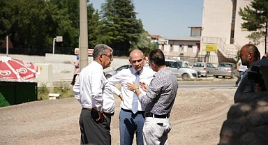 Başkan vekili Damcı saha çalışmalarını inceledi