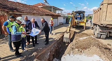 Büyükşehir DESKİ'den Akalan'a yeni içme suyu hattı